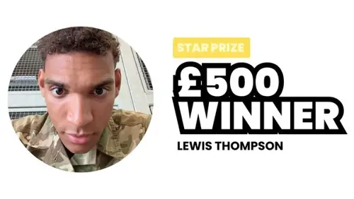 Lewis £500 Star Prize Winner